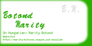 botond marity business card